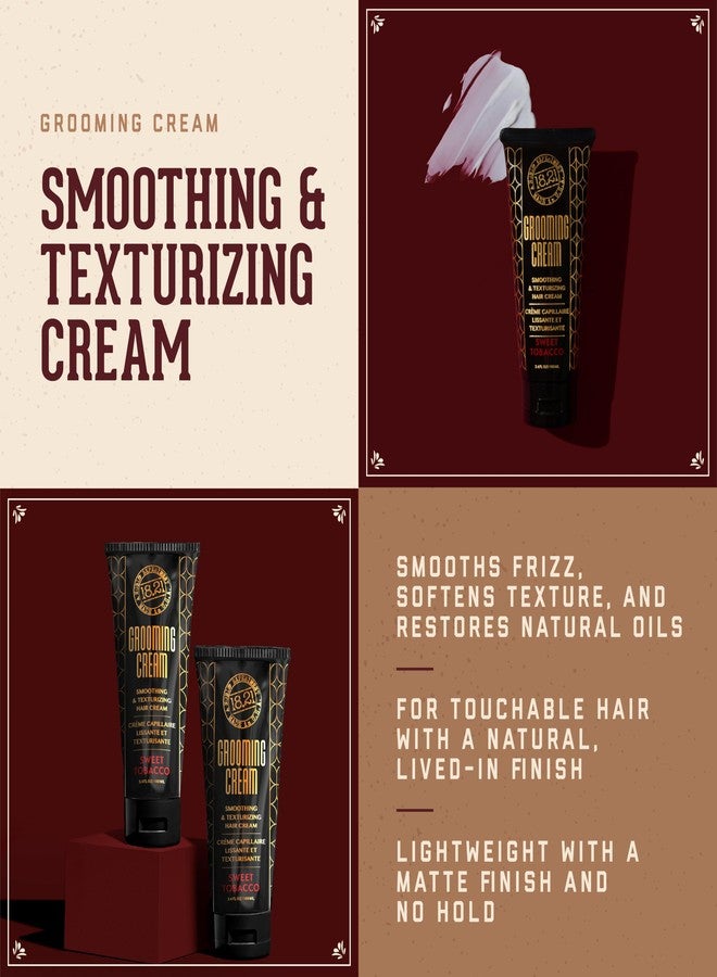 18.21 مان مايد كريم تصفيف الشعر الرجالي 18.21 مان ميد - كريم تنعيم وتصفيف للشعر للرجال - للتحكم في التجعد، وتصفيف خفيف الوزن مع ثبات ناعم ولمسة نهائية طبيعية - 3.4 أونصة - Image 2